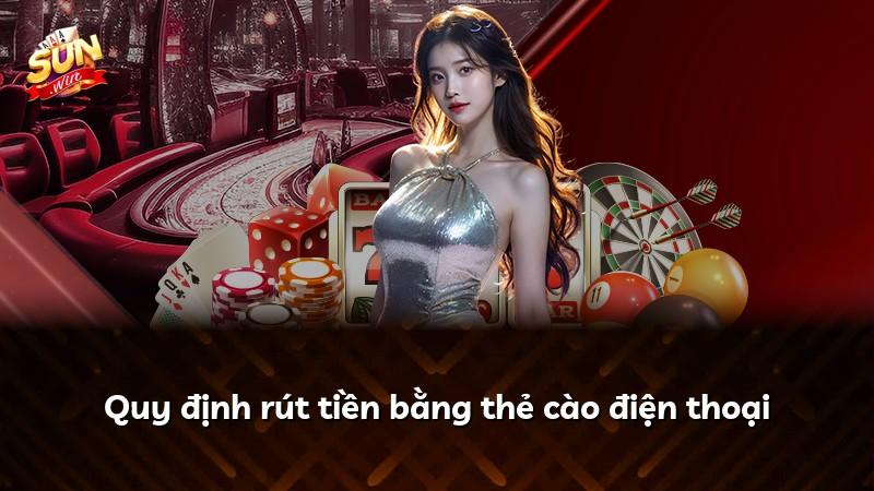 Quy định rút tiền bằng thẻ cào điện thoại